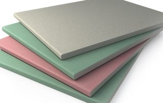 Saiz kepingan drywall. Ketebalan, berat kepingan drywall
