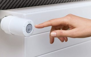 Termostat untuk radiator pemanasan dalam sistem pelbagai rumah