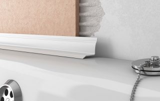 Skirting tab mandi: reka bentuk sendi yang kemas dan praktikal