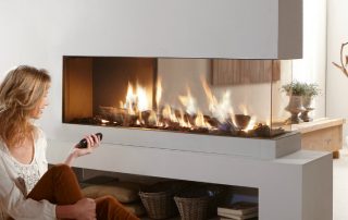 Električni kamini s efektom žive vatre: elegantan ukras interijera