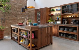 Rak dapur: bagaimana membuat dalaman yang cantik dan harmoni
