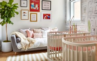 Muebles en la guardería: fotos de interiores y elementos individuales.